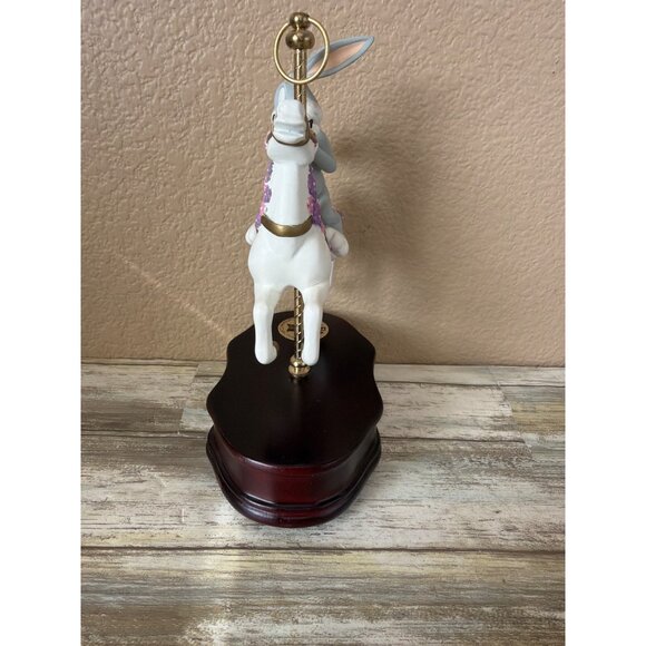 Six Flags Bugs Bunny Carousel Music Box Figurine Plays Carousel Waltz 1997 - Picture 9 of 17